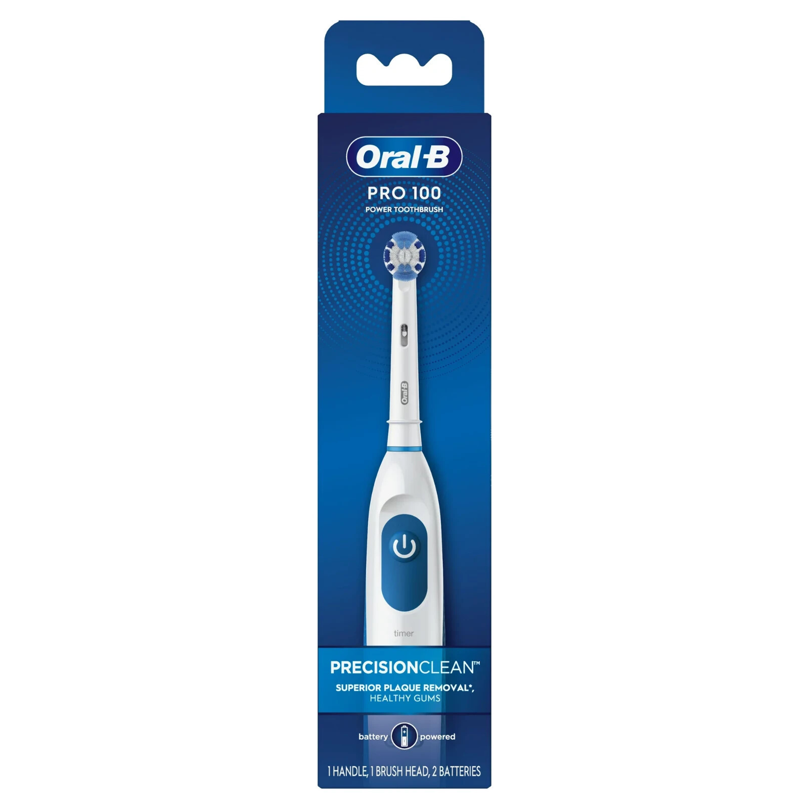 Oral−B D5015132XBK Oral-B Pro Health Clinical Battery Powered Toothbrush, 1 Ct
