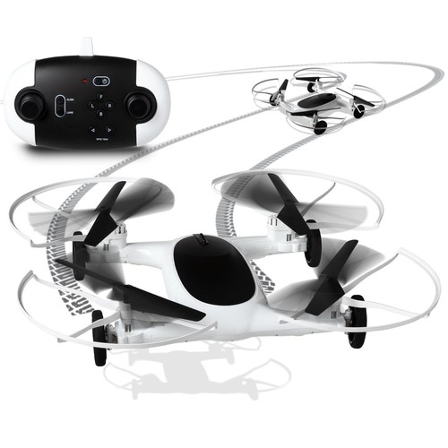 Sharper Image Fly+Drive Drone Remote Control Drone, Dual-Function Vehicle,7 in