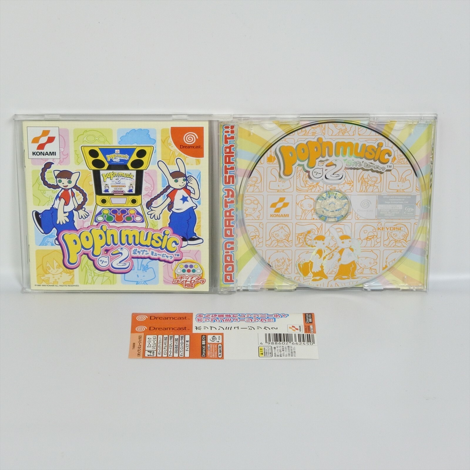 Dreamcast POPN MUSIC 2 II Pop n Spine * Sega dc | eBay