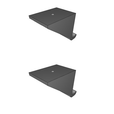 Grow Light Mount Clamp for Unifun LED Lamp Compatible with Shelf Installation