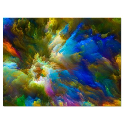 Designart ''Elements of Virtual Canvas'' Contemporary Art on