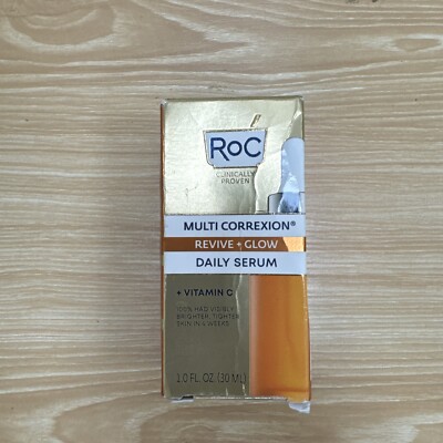 RoC Multi Correxion Revive + Glow Daily Serum 1.0fl.oz./30ml NEW