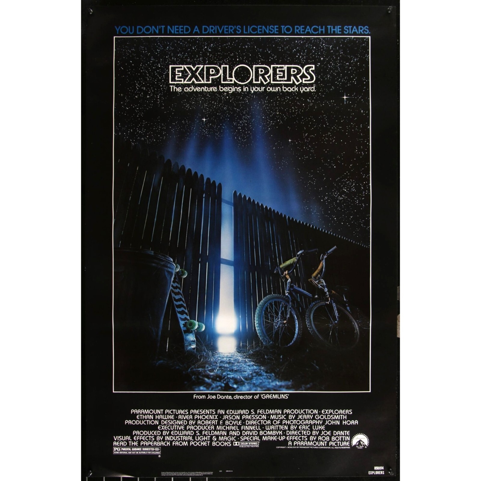 デッド・サイレンス　USオリジナル映画ポスター Explorers (1985) Original Movie Poster 27x41 Single-Sided