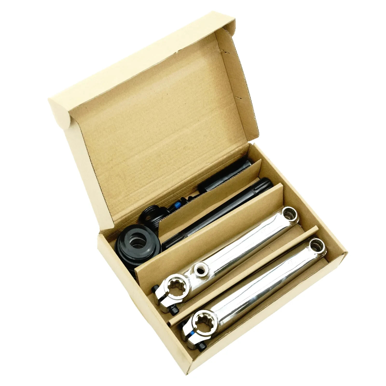 3 Piece Crankset BMX 170mm Crank Arms w/ Bottom Bracket 9/16