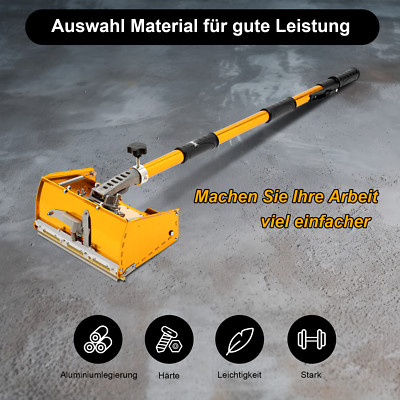 Trockenbau Kelle Drywall Finishing Flat Box mit 40''-63.8'' Griff Verstellbaren