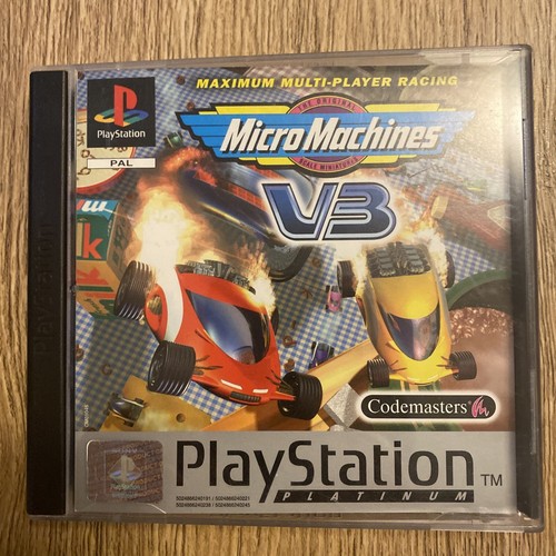 PlayStation - PS★MICRO MACHINES V3 海外版 PAL Micro Machines V3 - Sony Playstation PS1 PAL Compete With