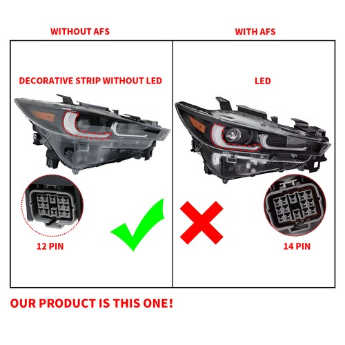 For 2022 2023 2024 Mazda CX-5 W/O AFS Model Full LED