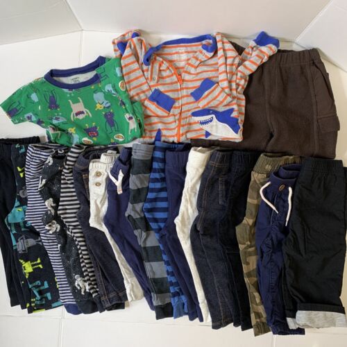 Toddler Boys Clothing Lot 20- 9-18 Months PJ's CARTERS KOALA