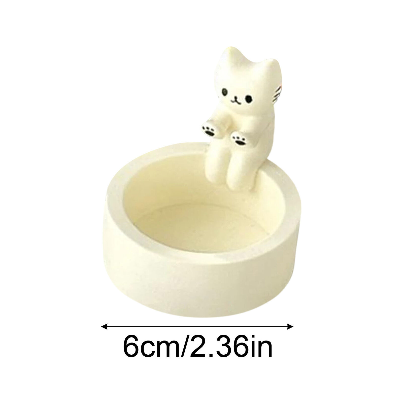 Kitten Candle Holder Warming Its Paws Cute Scented Light Holder Cute Grilled Cat