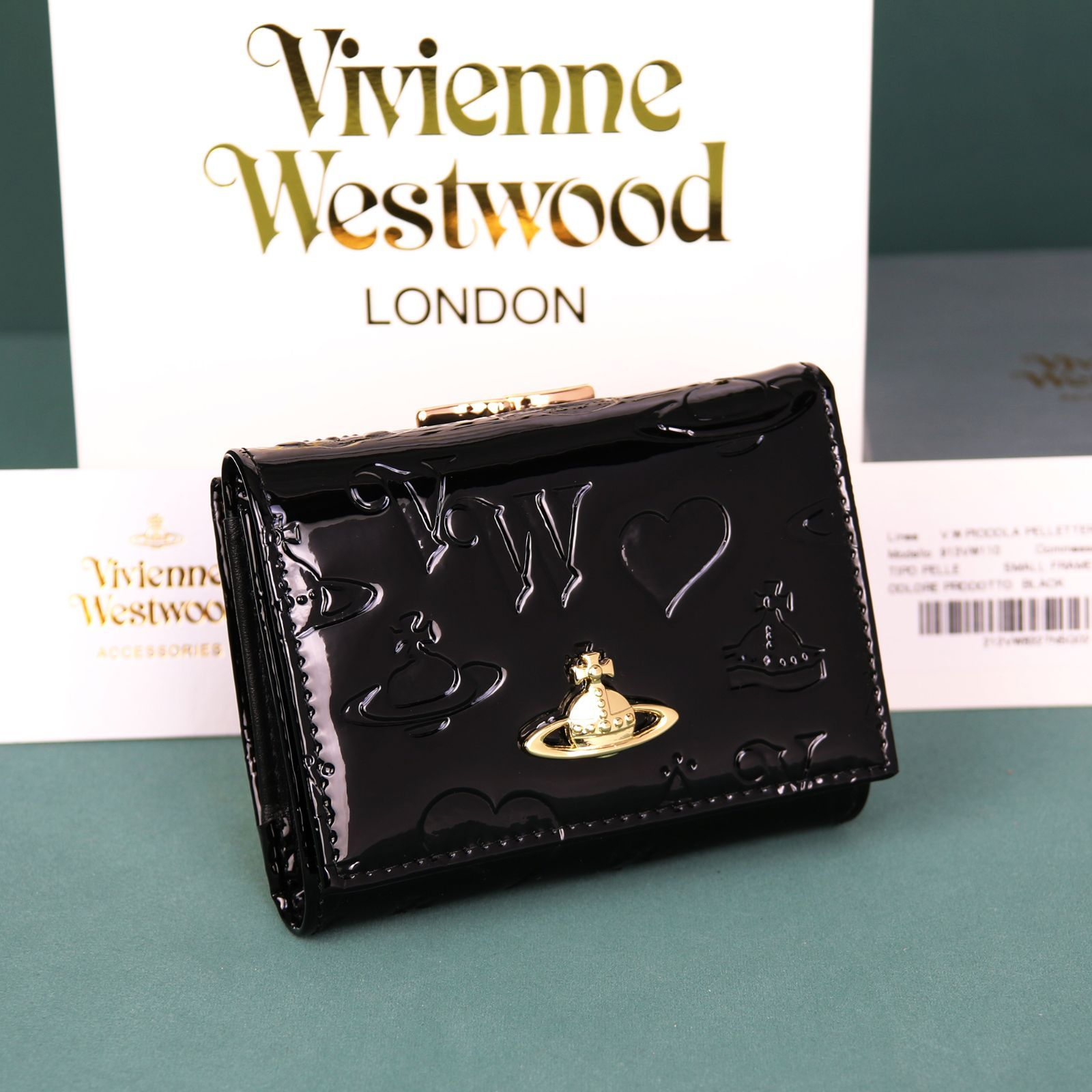 VivienneWestwood財布 ヴィヴィアンウエストウッド 二つ折り財布 レディース DERBY