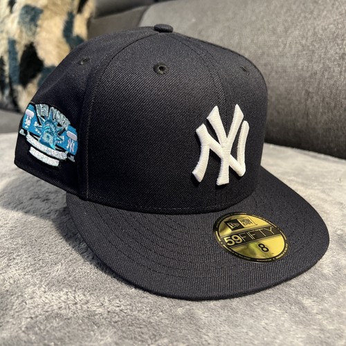 New York Yankees Subway Series Sidepatch New Era Fitted Hat Size 8