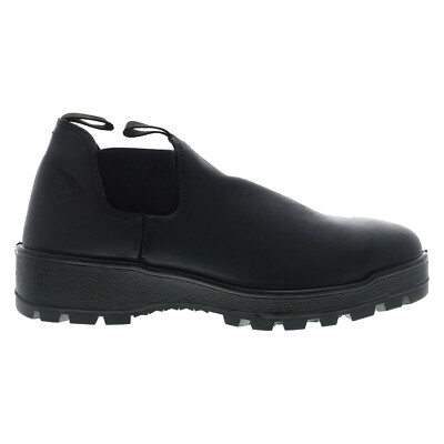 Мужская спортивная рабочая обувь Lehigh Steel Toe Work Romeo LEHI013 из черной кожи