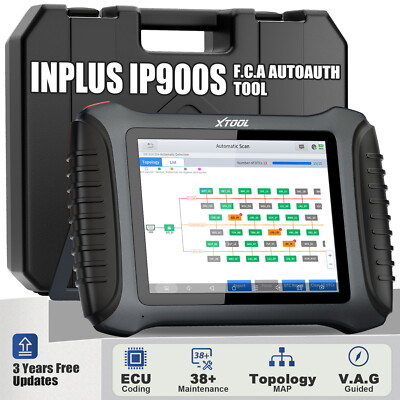 XTOOL F.CA Scanner IP900S Auto Diagnostic Bi-Directional Topology Map Scan Tool