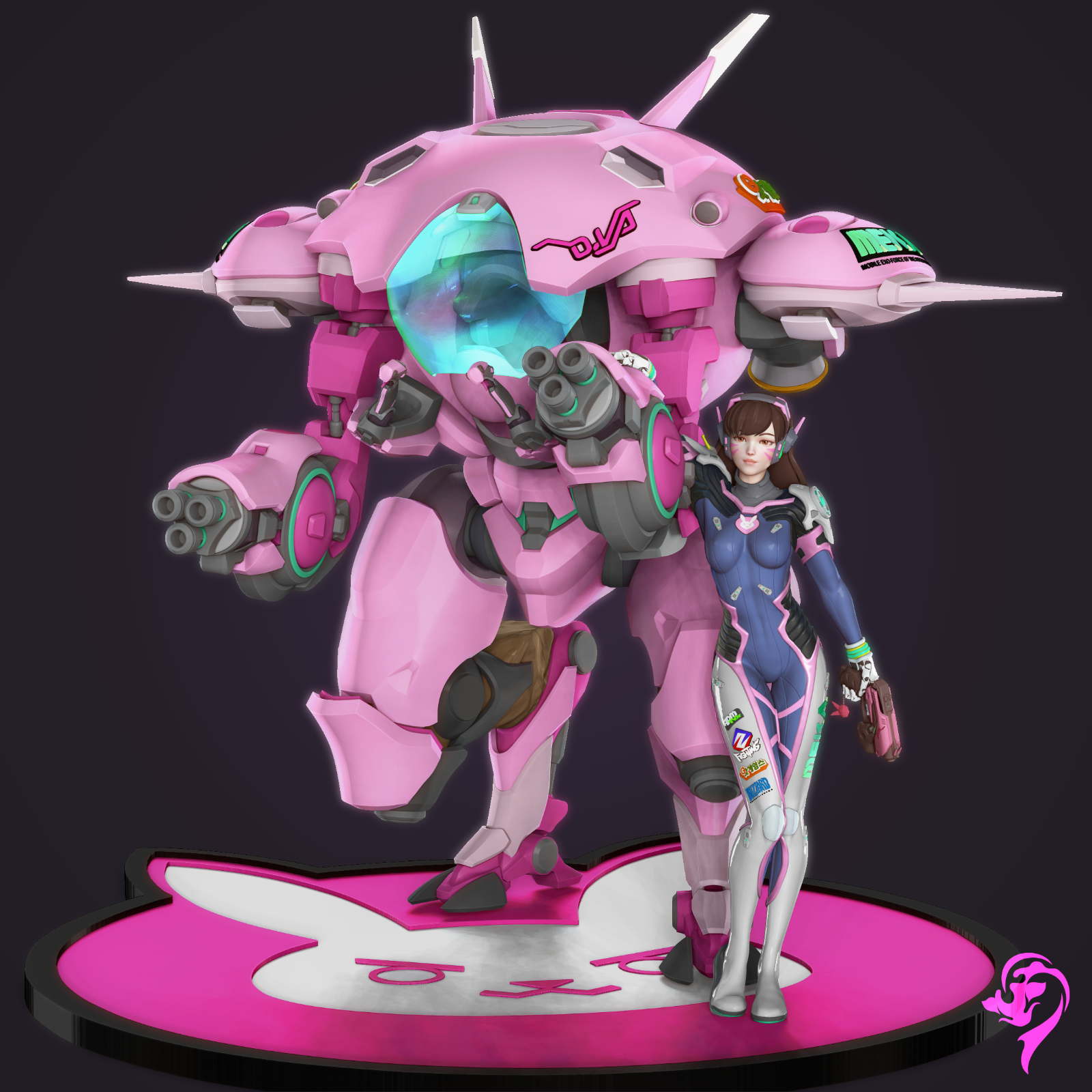 Figure D.Va - Overwatch - 1/7 Scale - Garage Kit Resin