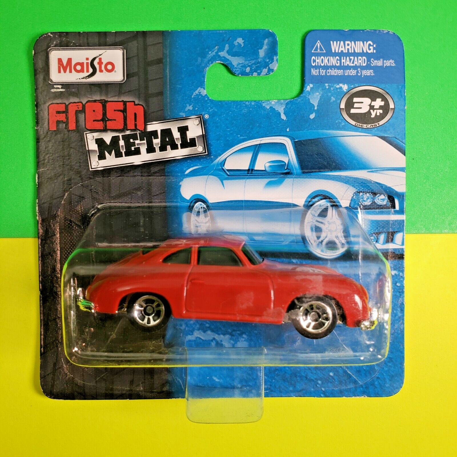 MAISTO FRESH METAL Series RED PORSCHE 356A 1:64 scale | eBay