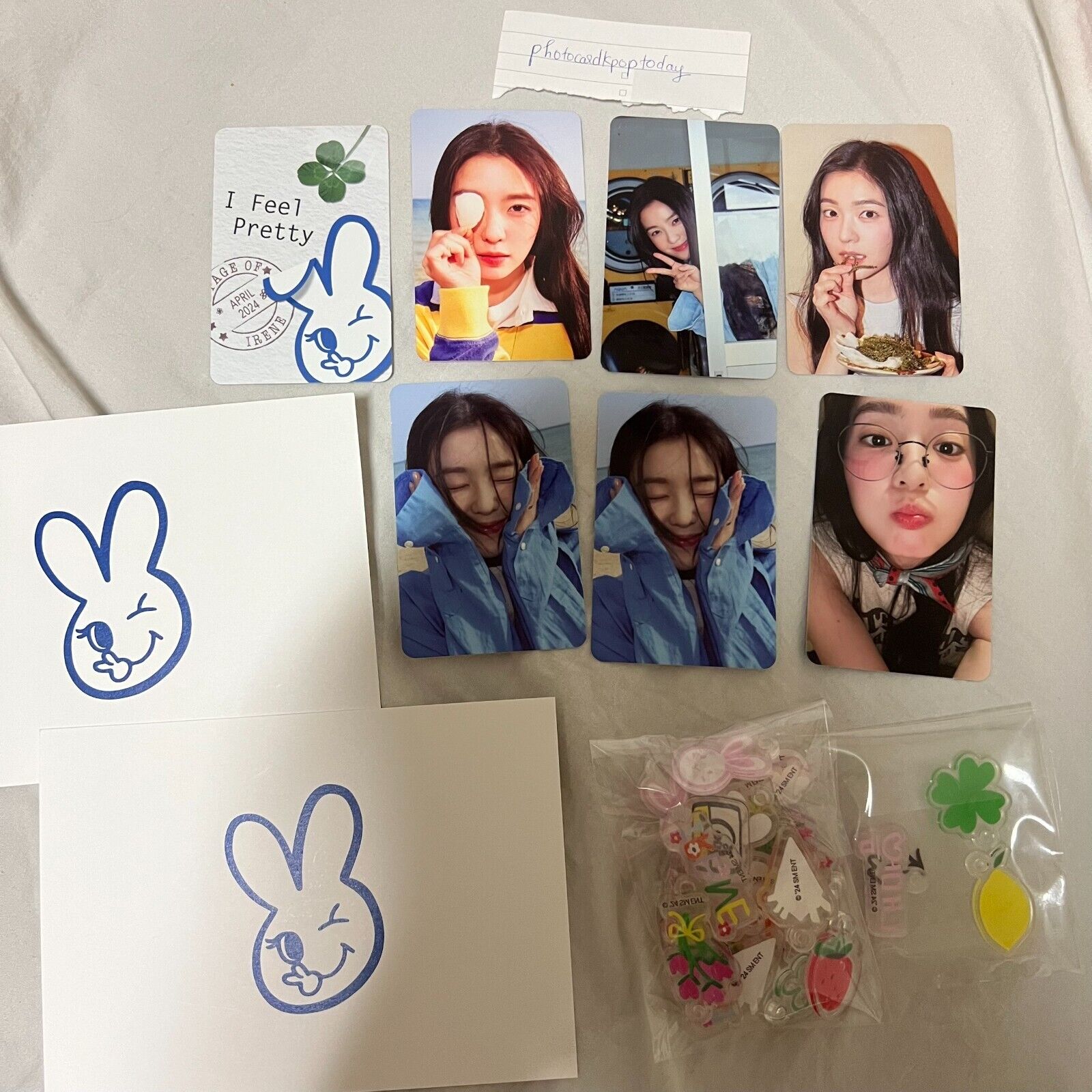 Irene 1 page of Irene Photobook Photocard Red Velvet Lucky Irene 1 page of Irene Photobook Photocard Red Velvet Lucky