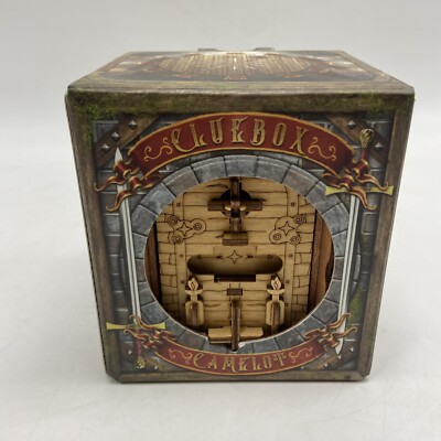 IDventure Machine Factory Trial of Camelot Wood Clue Box Cube Puzzle Mind Game