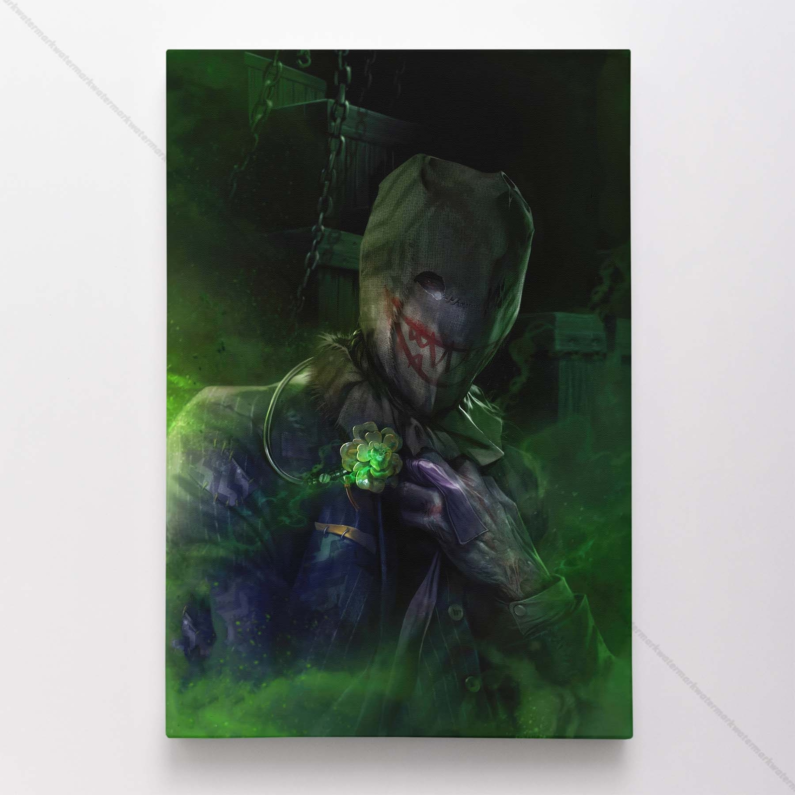 Joker Poster Canvas The Man Who Stopped Laughing DC Comic Cover Art Print