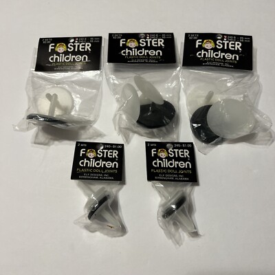 Plastic Doll & Teddy Bear Joints 5 Packs Foster Children 3 Pks/240C 2 Pks/240