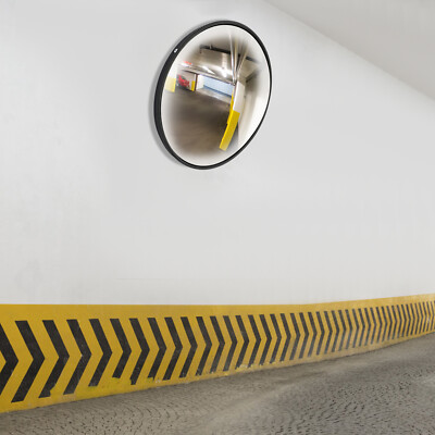 12In Security Convex Corner Mirror Wide Angle Driveway Traffic Safety Blind Spot
