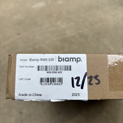 Biamp RMX 100 1U Rack Shelf