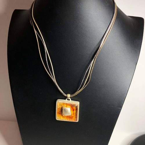 アクセサリー (eL+1] Stone Long Necklace ドットクオーツ/silver) octagon tile necklace ODN143003 | ödül