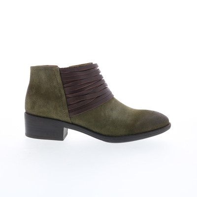 Comfortiva Corliss 8353629 Womens Green Suede Zipper Ankle & Booties Boots 6.5