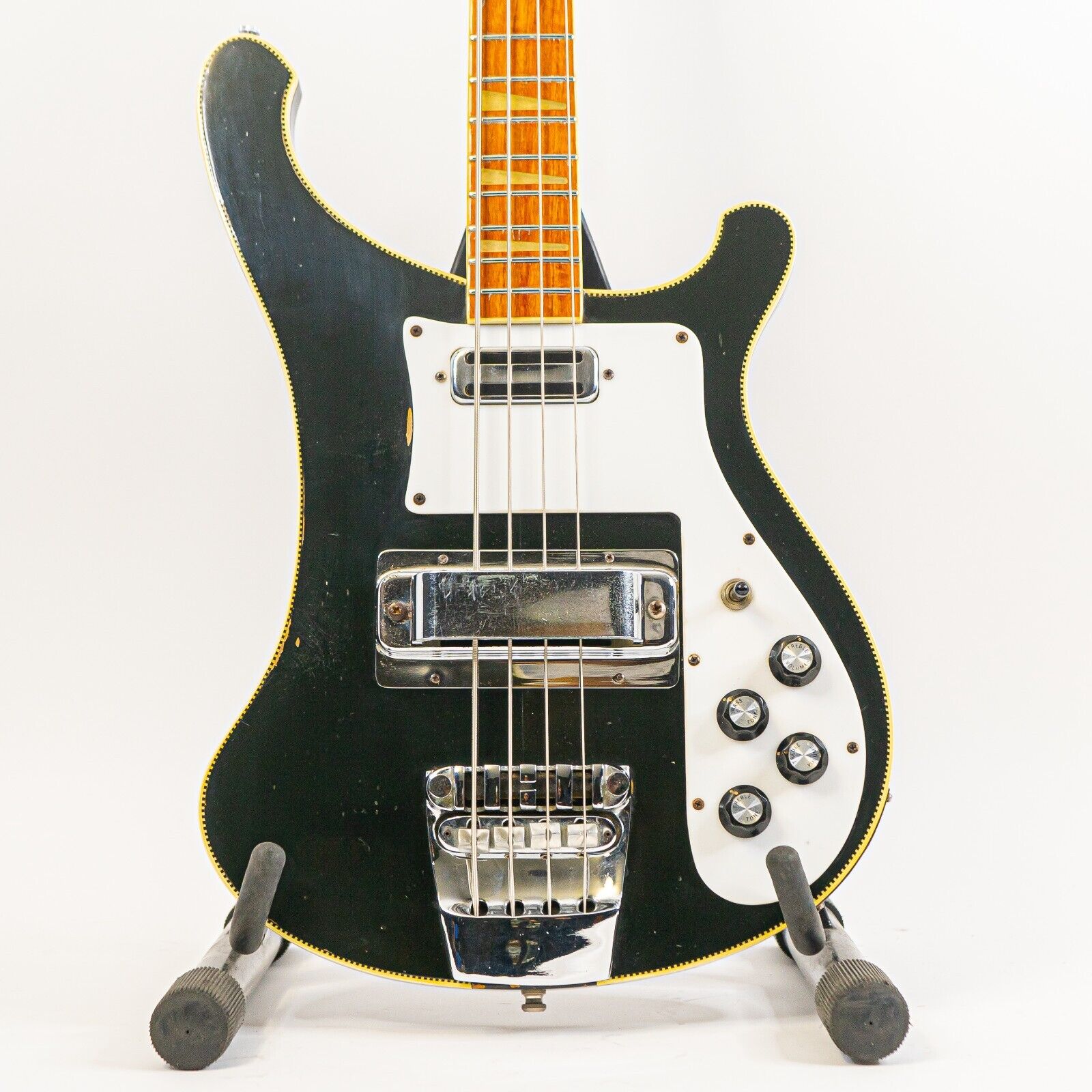'73 Rickenbacker 4001 Bass JetGlo w/ Checkerboard Binding, Toaster/High Gain Pup '73 Rickenbacker 4001 Bass JetGlo w/ Checkerboard Binding, Toaster/High Gain Pup