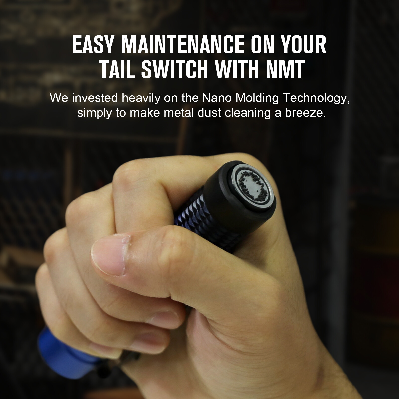 Olight Warrior Mini3 Tactical Flashlight pre-activated proximity sensor