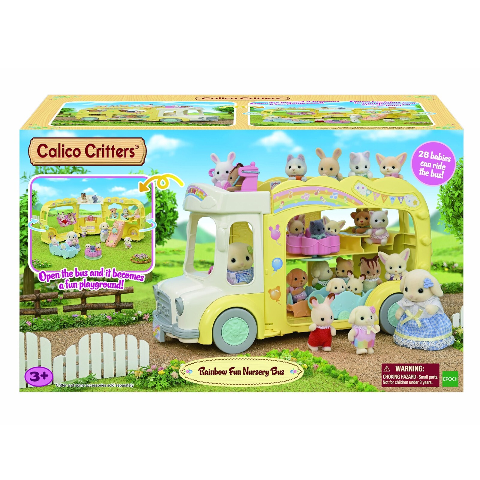 Детский автобусный набор Calico Critters Rainbow Fun CC2167 НОВЫЙ В НАЛИЧИИ