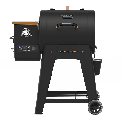 Pit Boss Lexington 500 Sq in Wood Fired Pellet BBQ Grill and Smoker Onyx Series