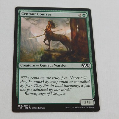 Centaur Courser MTG 2014 Green Creature Centaur Warrior 282/269 Magic 2015