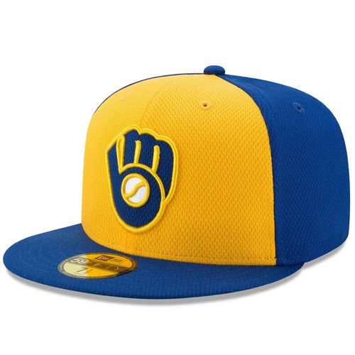 [10757950] Мужская кепка New Era MLB Diamond Era 59Fifty Milwaukee Brewers