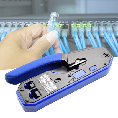 1 Set Rj45 Crimping Pliers Reliable Strip Wire 8p 6p Wire Stripping Pliers