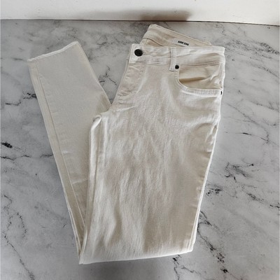 Anine Bing High Rise Skinny Distress White Jeans 30 NWT