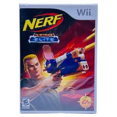 Nerf N-Strike Elite (Nintendo Wii, 2009) Brand New Factory Sealed Game