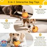Interactive Dog Toys for Boredom, Dog Frozen Treat Toy to Keep Them Busy and Reduces Anxiety, Reusable Treat Dispensing Dog Toys Puzzle Toy for Small Medium Large Dogs, Low-Mess Design, Easy to Clean