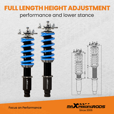 MaXpeedingrods Racing Coilover Shocks Absorbers For Mitsubishi Eclipse 95-99