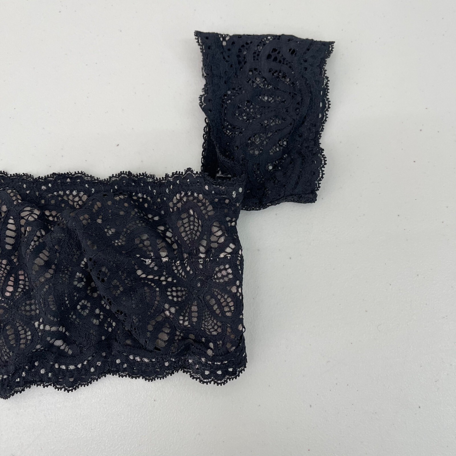 Victorias Secret Dream Angels Floral Lace Bralette Bra 361686-01R Womens Medium