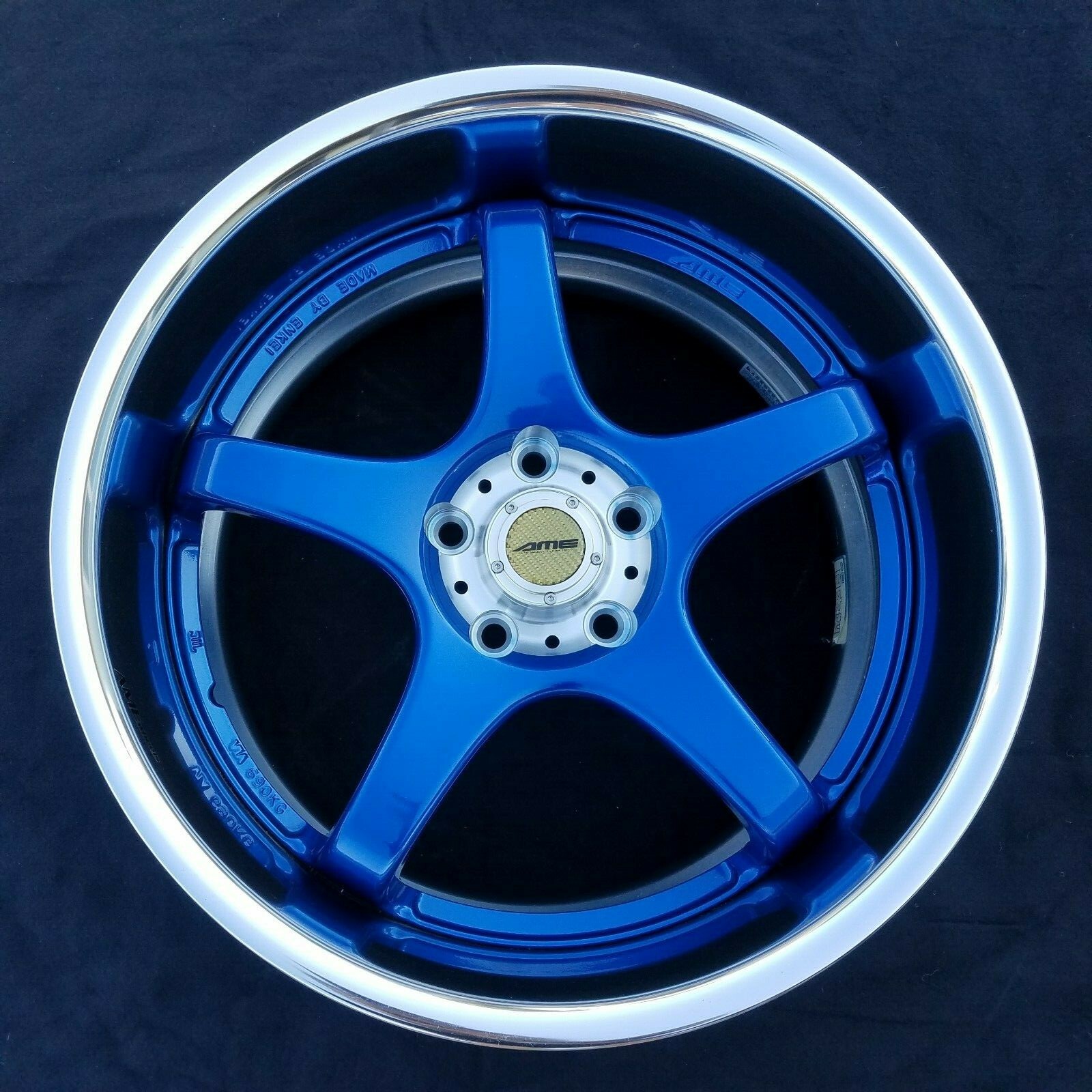 AME CIRCLAR Spec-R 18x9.5 +15mm 5x114.3 2-Piece FORGED JDM