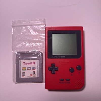 Nintendo Game Boy Pocket - Red W/games Tested Working Super