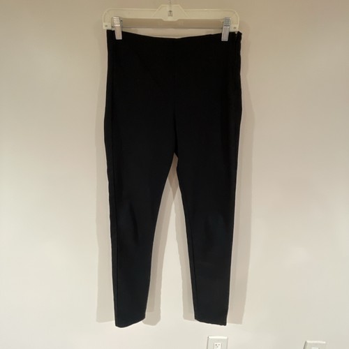 H&M Divided Pants Womens 8 Black Lightweight Side Zip