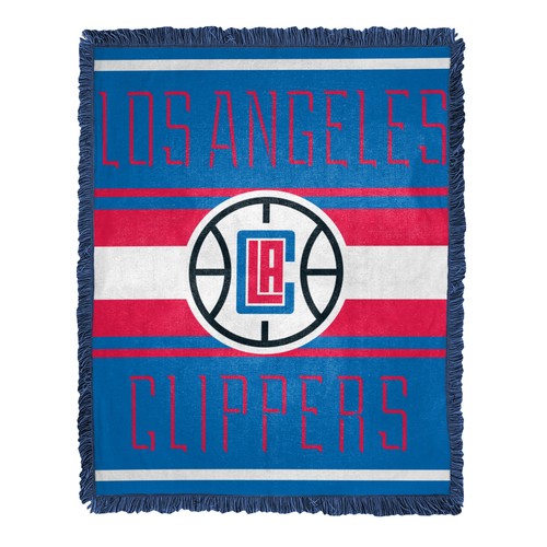 Тканое жаккардовое одеяло Northwest NBA Los Angeles Clippers с носовой снастью