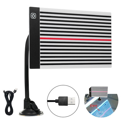 LED Line Board Double Panel Lamp Lighting Strips Tool Car Dent Repair Kit V9Y5