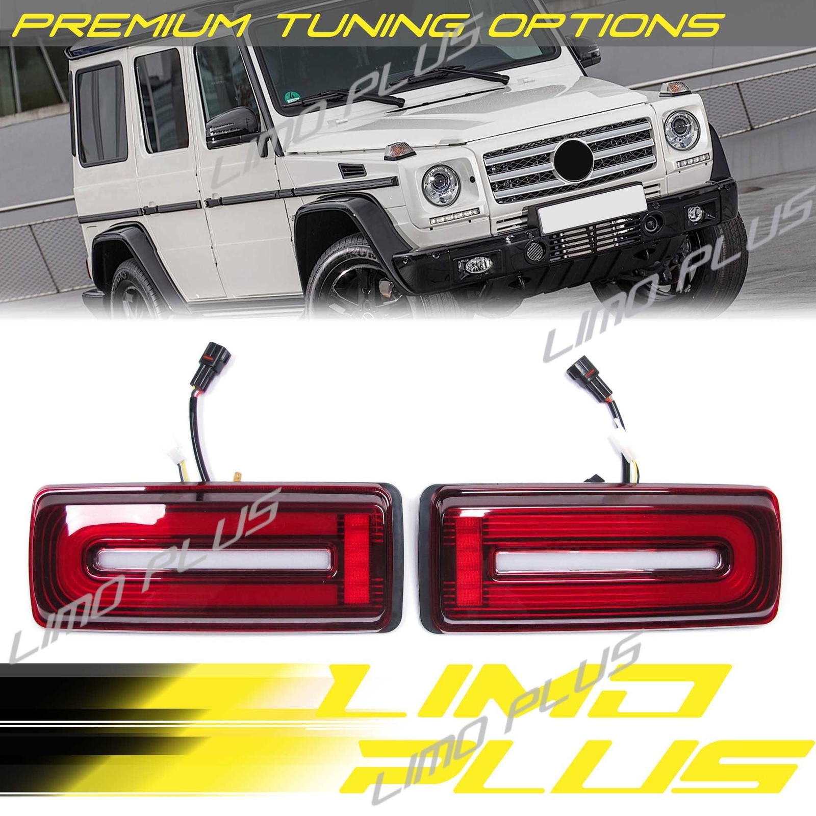 LED Tail Light Signal Lamps for 99-18 Mercedes Benz W463 G-Wagon G63 G550