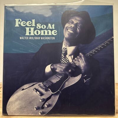 Walter ''Wolfman'' Washington   Feel So At Home - Blue Ltd Ed Vinyl LP NEW