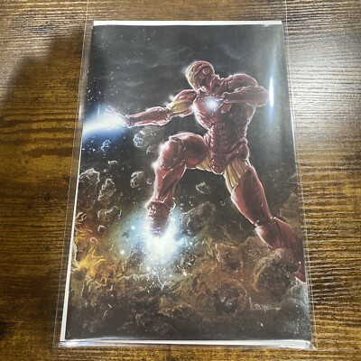 TONY STARK IRON MAN #1 * NM+ * KAARE ANDREWS CONNECTING PARTY VIRGIN VARIANT  