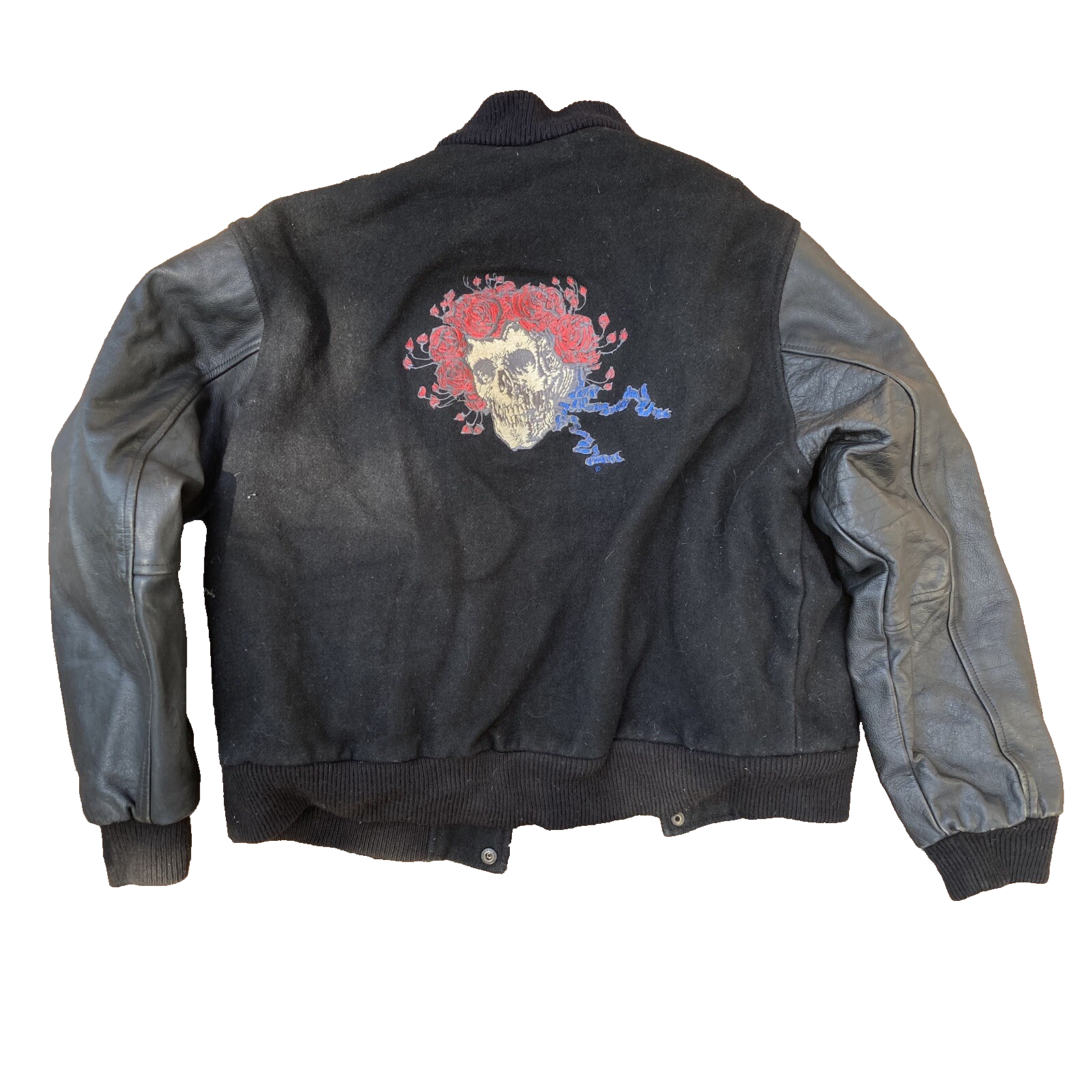 ジャケット・アウター vintage LIFE GUARD satain studium jkt dw Mountain Leather Baywatch Red Life Guard Bomber Jacket (XXS