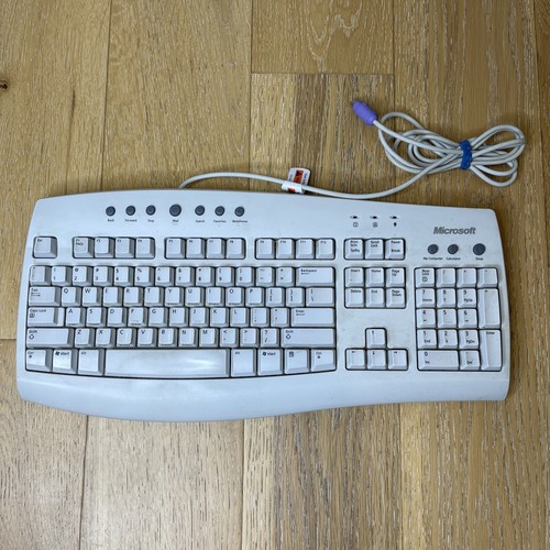 Vintage 2001 Microsoft Internet Keyboard X08-76763