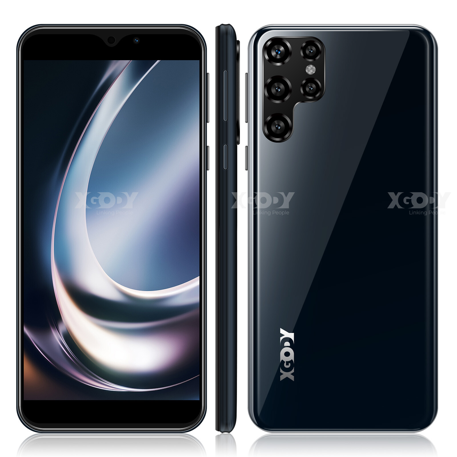 Купить Заводской разблокированный Android-смартфон с 16 ГБ памяти, сотовый  телефон с двумя SIM-картами, четырехъядерный фаблет Black 1+8GB, цена 11  390 руб — (166501914621), США